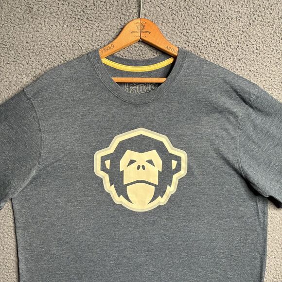 Howler Bros Other - Howler Bros Mens Crewneck Graphic T-Shirt Mens Large Gray El Mono Logo